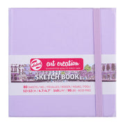 Talens Art Creations Sketch Book Pastel Violet 12x12 140gsm