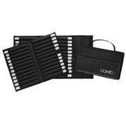 Copic Marker Wallet 72 Black with Shoulder Strap