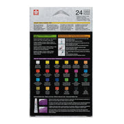 Koi Watercolour Pocket Field Sketch Box 24 colours + Iridescent Medium