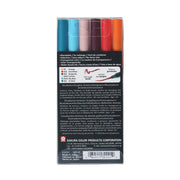Sakura Koi Colouring Brush Pen, 6pc Set Sunset