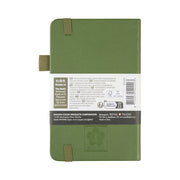Sakura Ruled Hard Cover Notebook A6 9x14cm Pine Needle