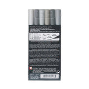 Sakura Koi Colouring Brush Pen, 6pc Set Gray