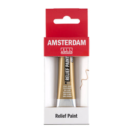 Amsterdam Relief Paint 20ml Light Gold 802