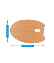 MABEF Oval Palette 25X35cm - 10