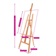 MABEF M13 Alternative Basic Lyre Easel