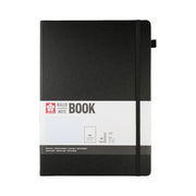 Sakura Ruled Hard Cover Notebook A4 21x30cm Black