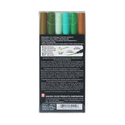 Sakura Koi Colouring Brush Pen, 6pc Set Nature