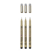 Sakura Pigma Micron 3pc Set Black 08,10,12