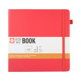 Sakura Dotted Hard Cover Notebook 20x20cm Plum Blossom