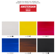 Amsterdam Acrylic Primary Set 6X20ml
