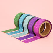 X-Press It Glitter Deco Tape Mermaid 12mmx3mm 5 rolls