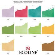 Ecoline Brushpen Set 10pc - Botanic