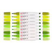 Talens Pantone Marker Set Of 9 Green Yellow