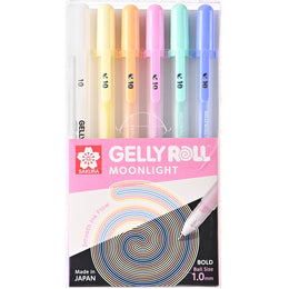 Gelly Roll Moonlight Pastel & White 6pc Set