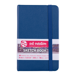 Talens Art Creations Sketch Book Navy Blue 9x14 140gsm