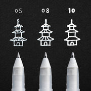 Sakura Gelly Roll 3pc Set White 05,08,10