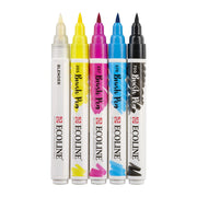 Ecoline Brushpen Set 5pc -Primary