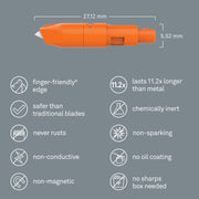 Slice Precision Blades Pointed Tip 4 Pk