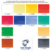 Van Gogh Watercolour Metal Set 12 Half Pans