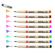 Sakura Pigma Brush Pen 8pc Colour Set