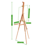 MABEF M27 Basic Field Easel With Brackets